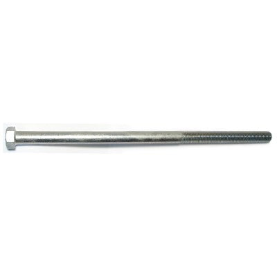 3/4"-10 x 16" Zinc Plated Grade 2 / A307 Steel Coarse Thread Hex Bolts