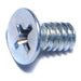 #10-24 x 3/8" Zinc Plated Steel Coarse Thread Phillips Flat Head Machine Screws