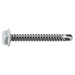 #10-16 x 1-1/2" White Painted 410 Stainless Steel Hex Washer Head Self-Drilling Screws