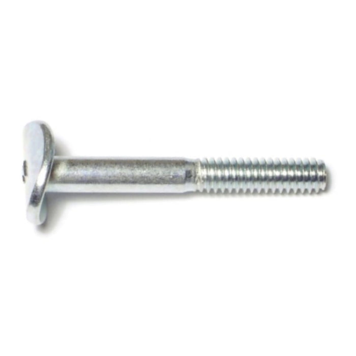 1/4"-20 x 2" Zinc Plated Steel Coarse Thread Curved Head Machine Screws