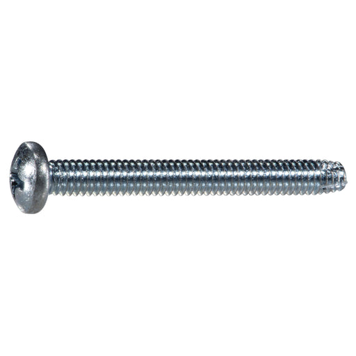 #8-32 x 1-1/2" Zinc Plated Steel Coarse Thread Phillips Pan Head Type F Sheet Metal Screws