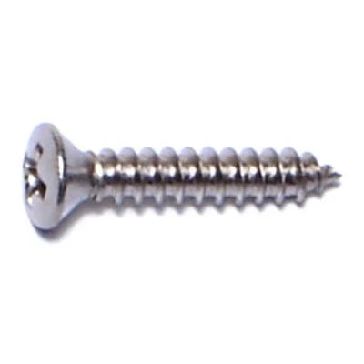 18-8 Stainless Steel Phillips Oval Head Sheet Metal Screws