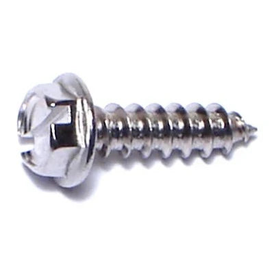 18-8 Stainless Steel Slotted Hex Washer Head Sheet Metal Screws