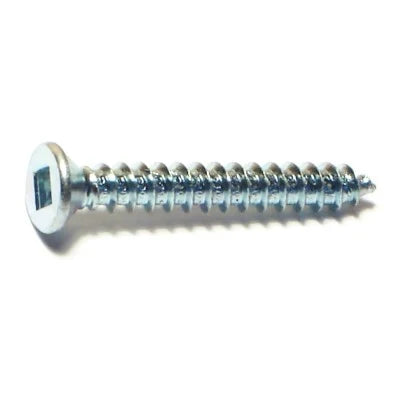 Zinc Plated Steel Square Drive Flat Head Sheet Metal Screws