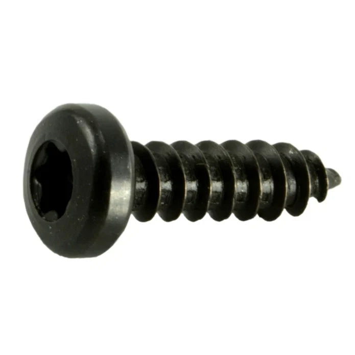 Black Steel Star Drive Pan Head Sheet Metal Screws