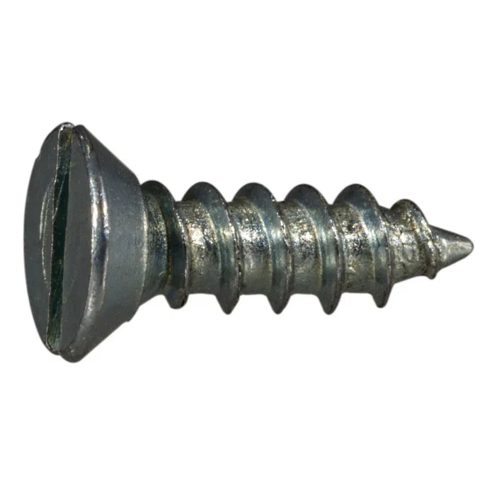 Zinc Plated Steel Slotted Flat Head Sheet Metal Screws