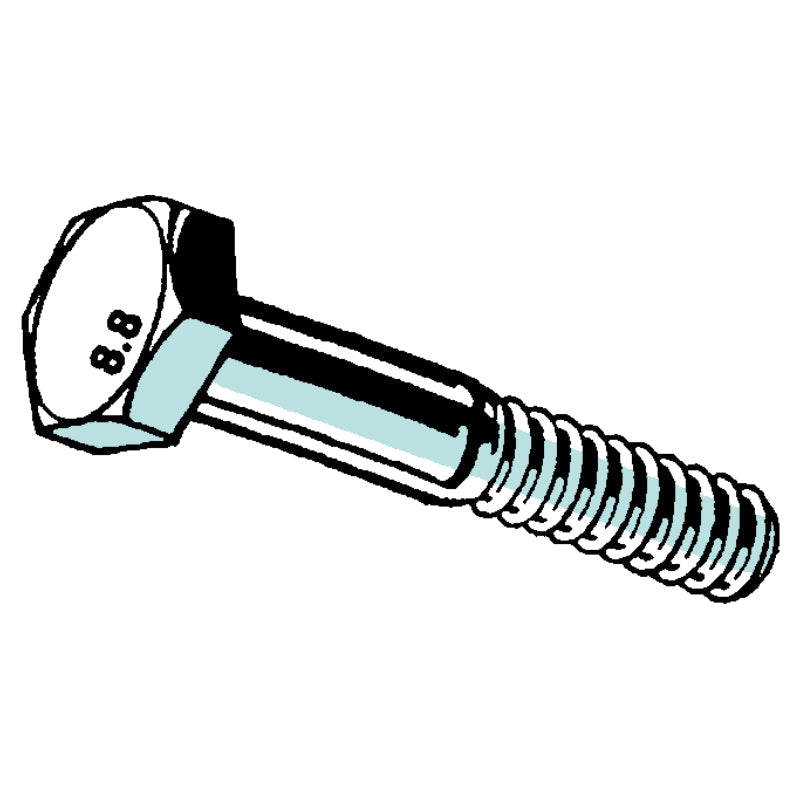 Class 8.8 Metric Hex Cap Screws