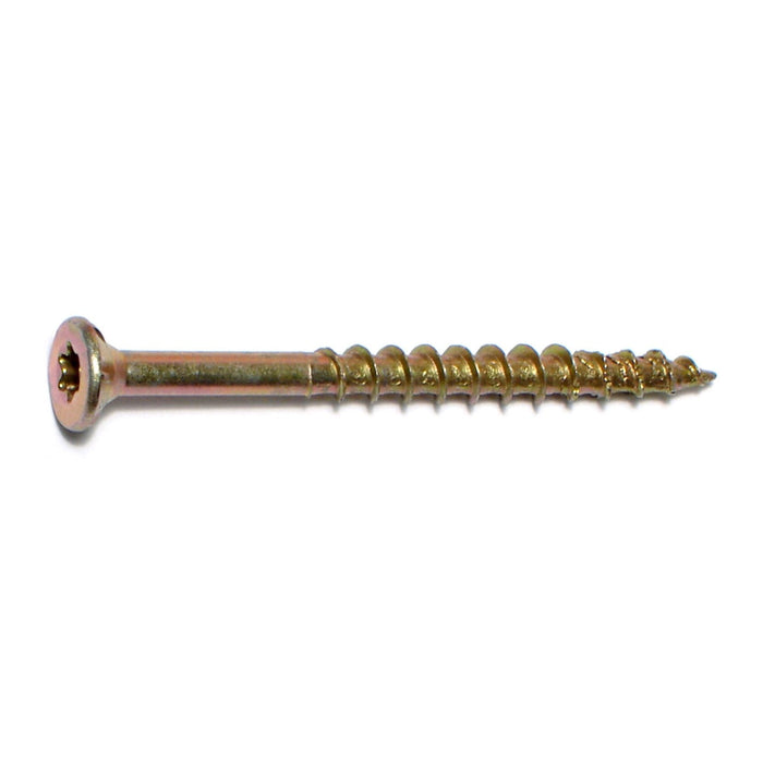 8 x 2" Star Drive Gold Multi-Purpose Saberdrive Screws 1 lb. Box (139 pcs.)