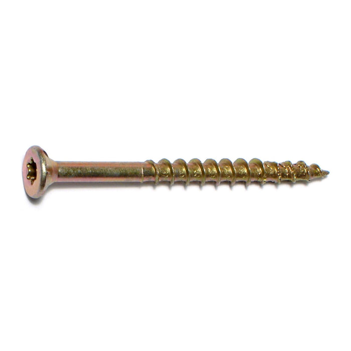 8 x 2" Star Drive Gold Multi-Purpose Saberdrive Screws 5 lb. Box (695 pcs.)
