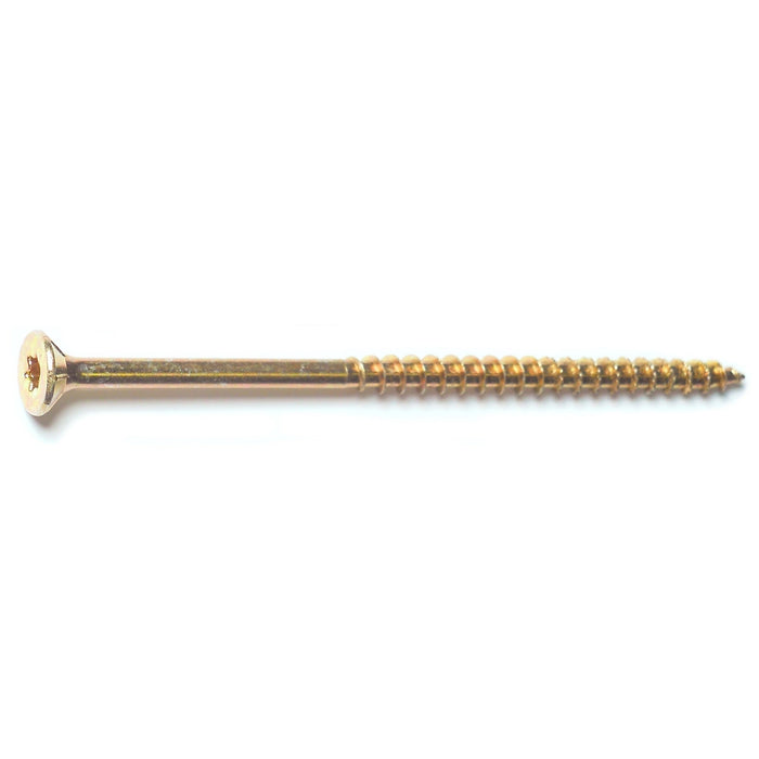 10 x 4" Star Drive Gold Multi-Purpose Saberdrive Screws 5 lb. Box (240 pcs.)