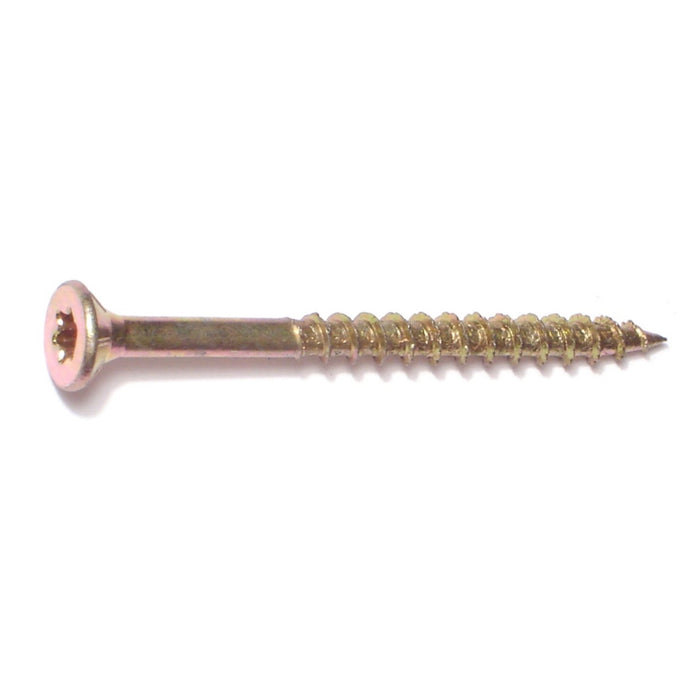 9 x 2-1/4" Star Drive Gold Multi-Purpose Saberdrive Screws 1/4 Keg (3000 pcs.)