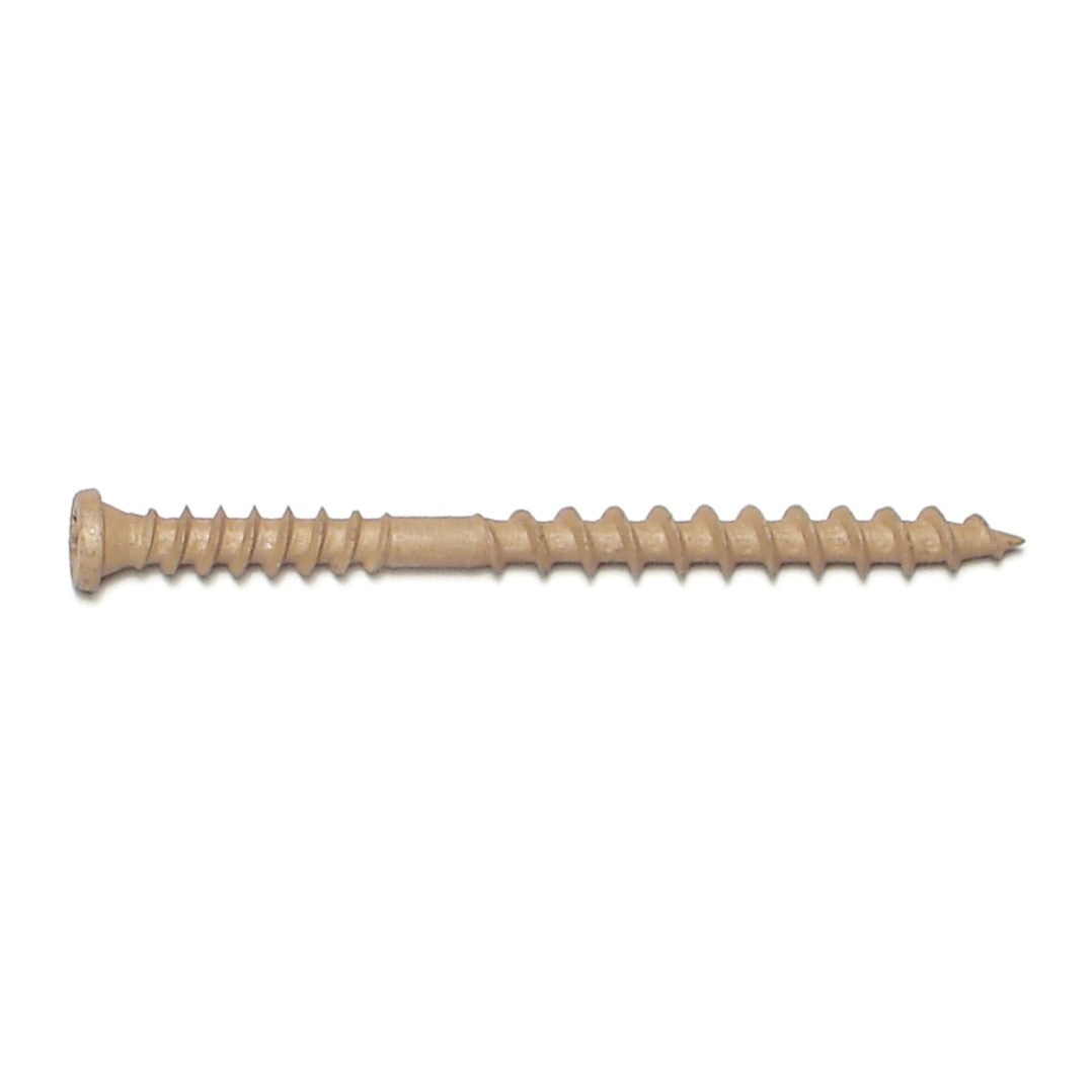 10 x 2-1/2" Star Drive Tan Composite Deck Saberdrive Screws 1 lb. Box