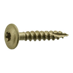 SaberDrive® Star Drive Tan Round Washer Head Lag Screws