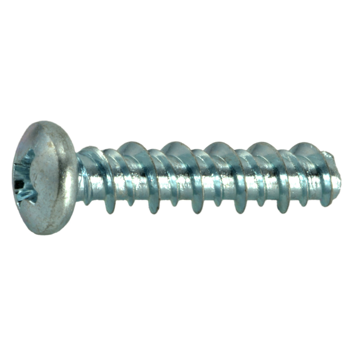 #8 x 3/4" Zinc Plated Steel Phillips Pan Head Hi-Lo Screws