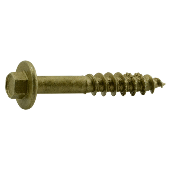 SaberDrive® Tan XL1500 Hex Washer Head Construction Lag Screws