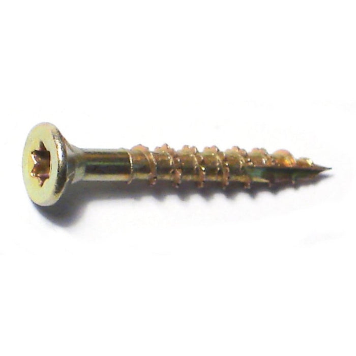 8 x 1-1/4" Star Drive Gold Multi-Purpose Saberdrive Screws 1/4 Keg (7500 pcs.)