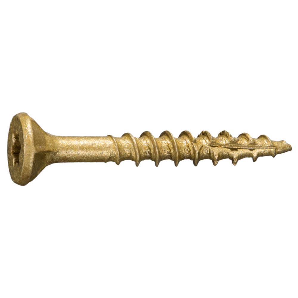 SaberDrive® Star Drive Construction Tan Deck Screws