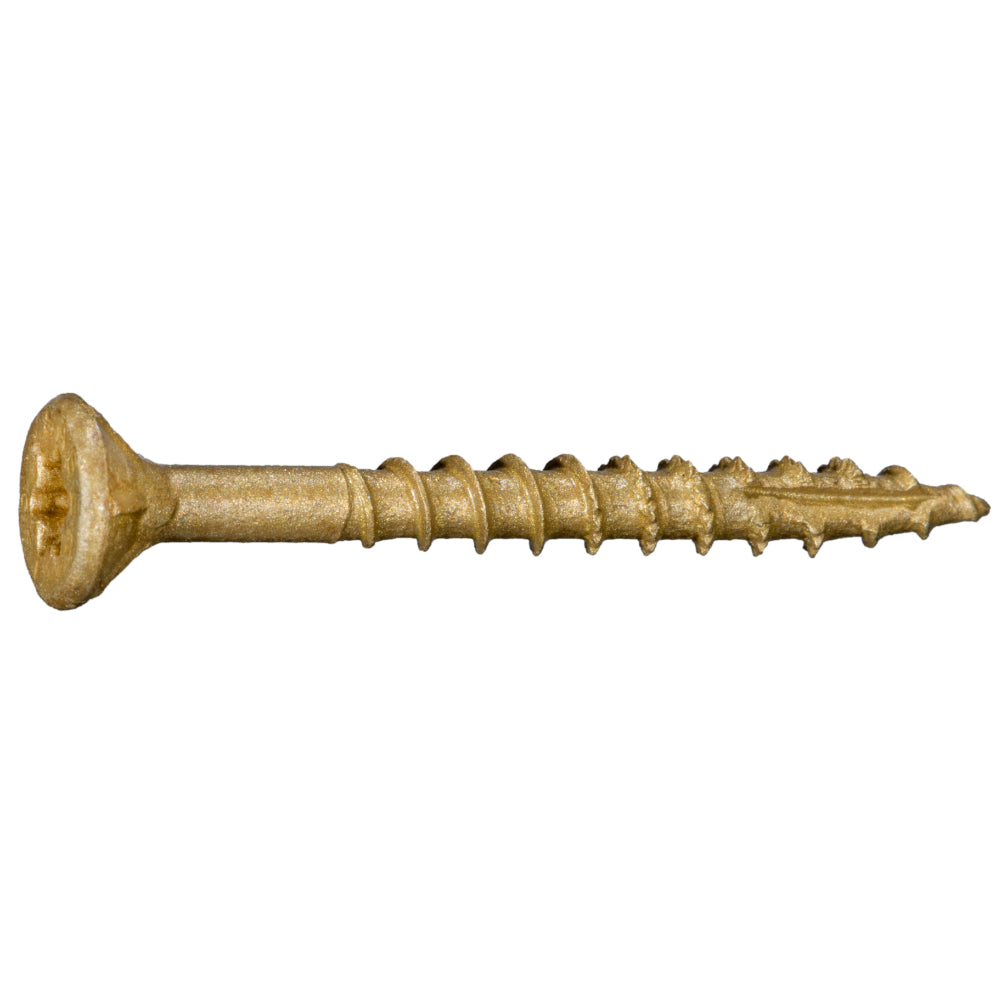 SaberDrive® Star Drive Construction Tan Deck Screws