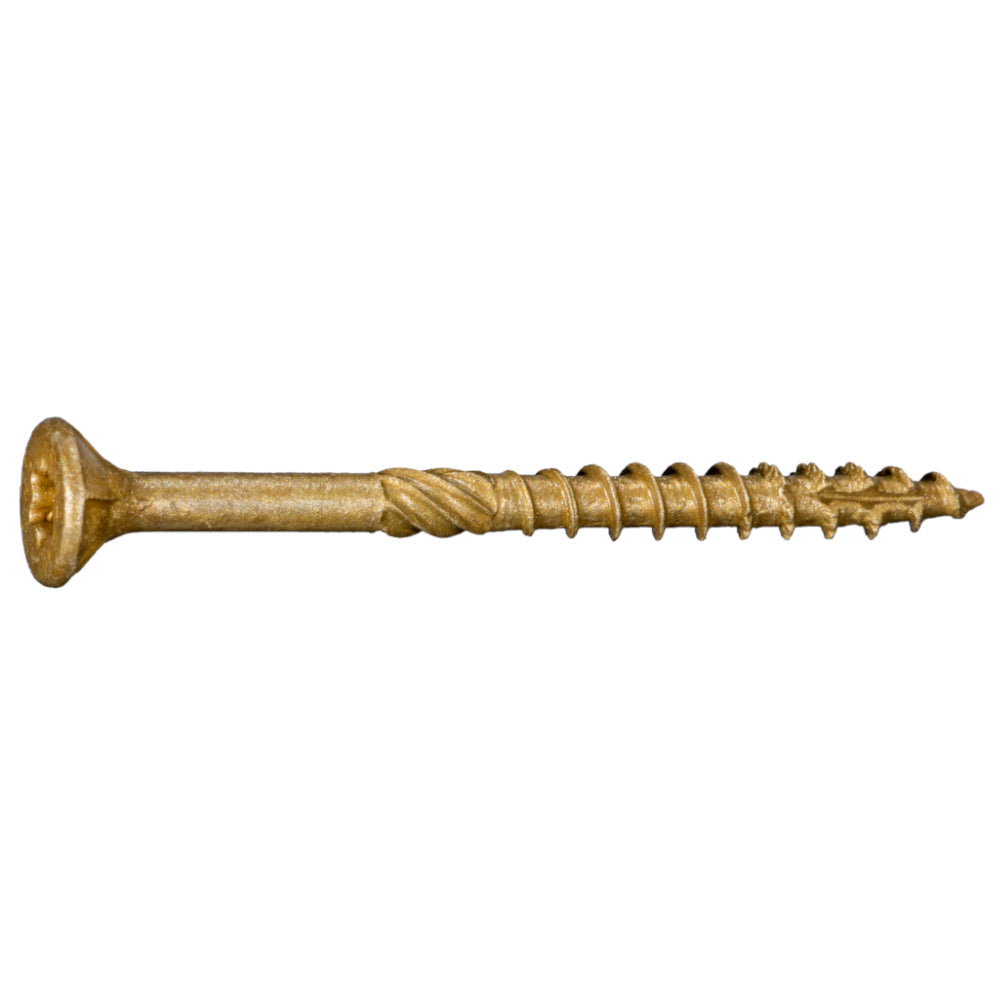 SaberDrive® Star Drive Construction Tan Deck Screws