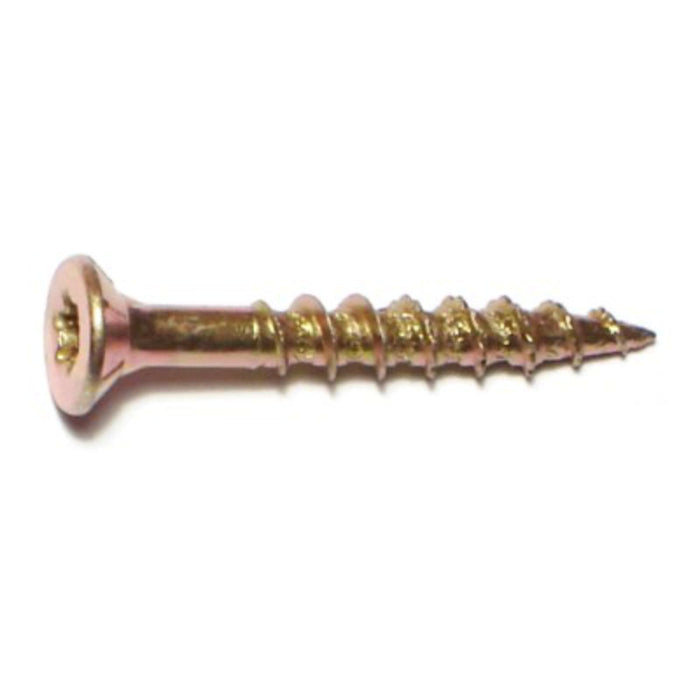 8 x 1-1/4" Star Drive Gold Multi-Purpose Saberdrive Screws 25 lb. Tub (6225 pcs.)