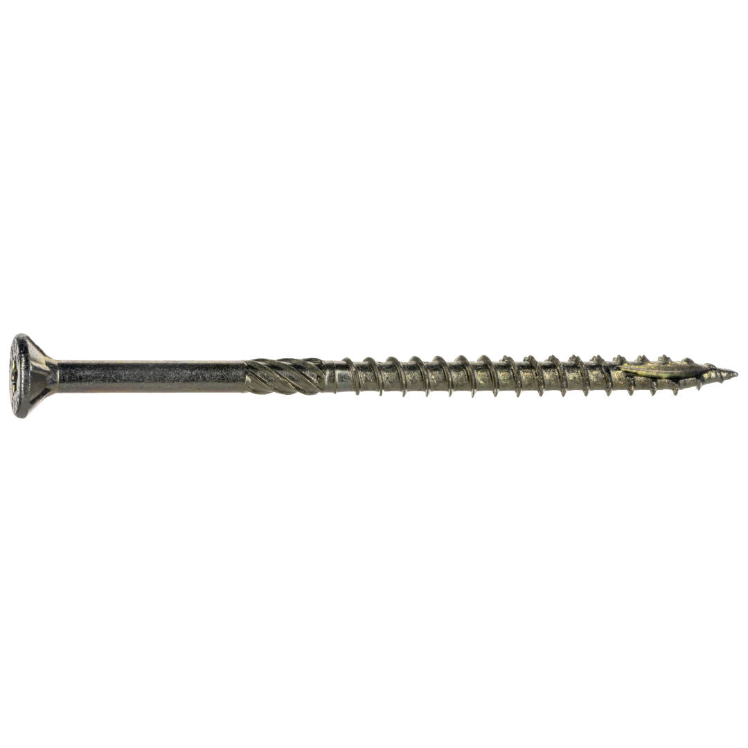 10 x 3-1/2" Star Drive Gold Wood Saberdrive Screws 3 lb. Box
