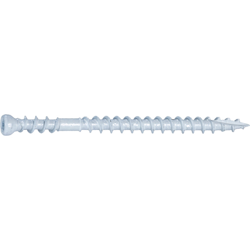 8 x 2-1/2" Star Drive White Composite Trim Saberdrive Screws 1 lb. Tub
