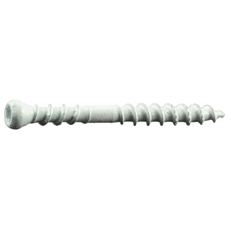 8 x 1-5/8" Star Drive White Composite Trim Saberdrive Screws 5 lb. Tub