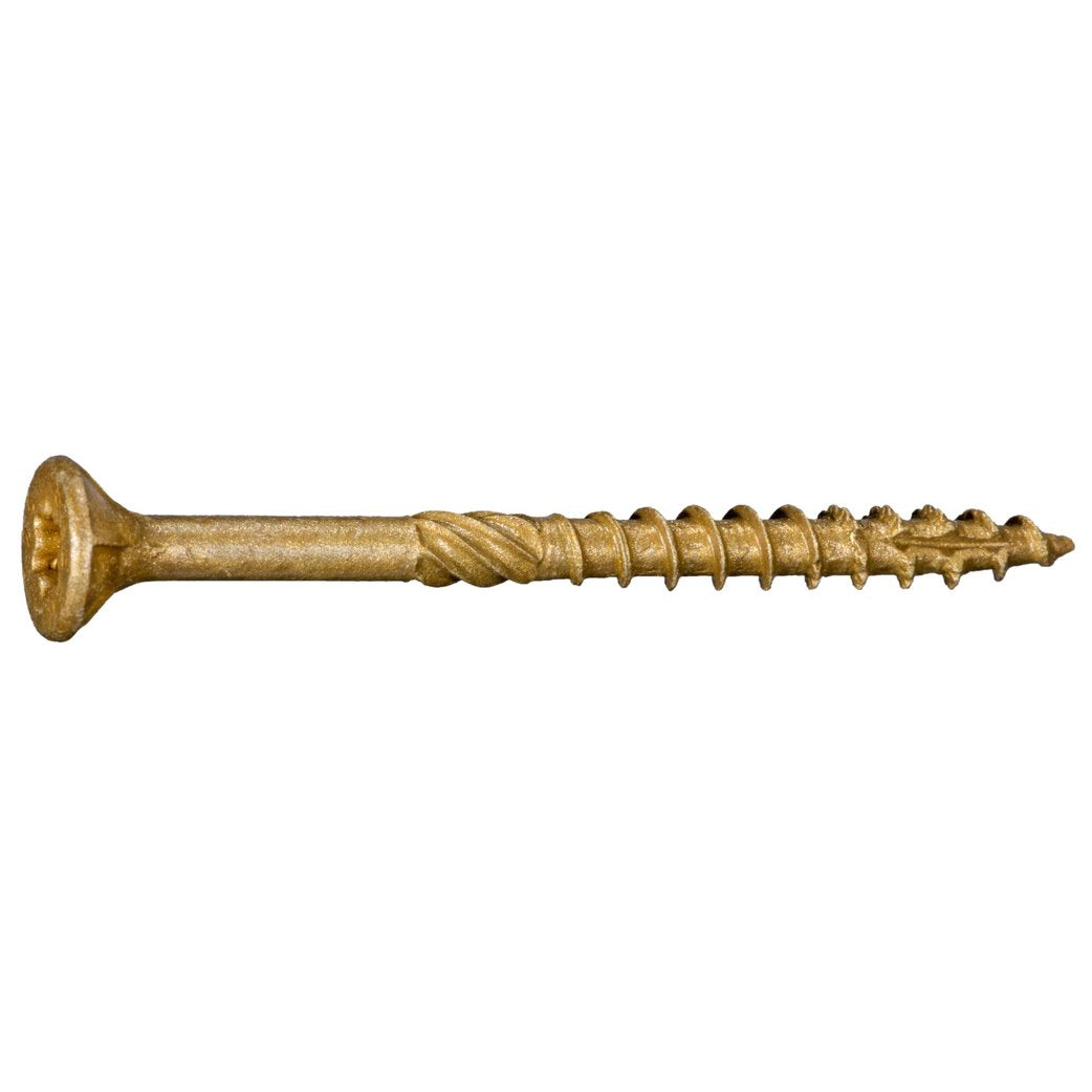 SaberDrive® Star Drive Construction Tan Deck Screws