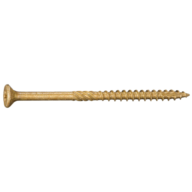 SaberDrive® Star Drive Construction Tan Deck Screws