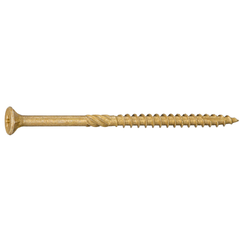 SaberDrive® Star Drive Construction Tan Deck Screws