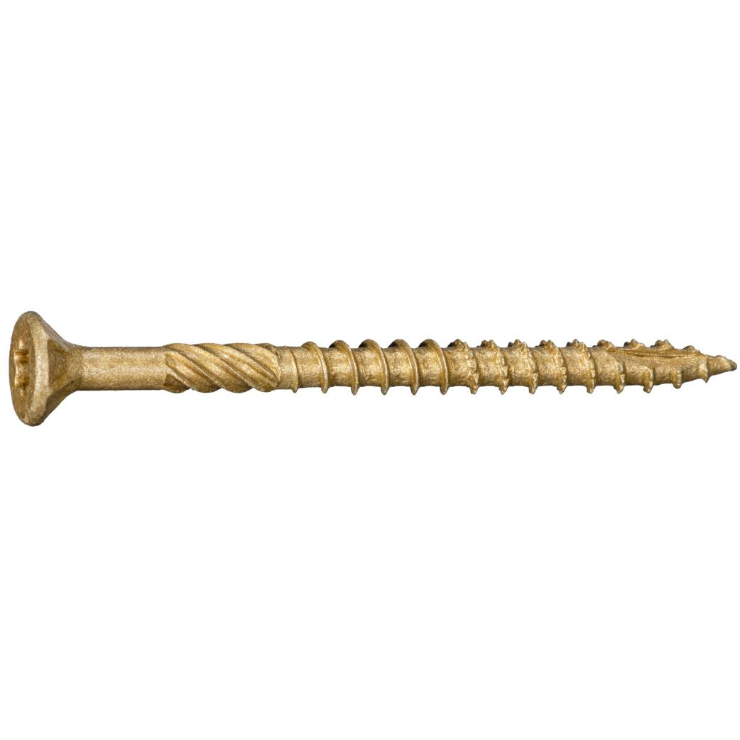 SaberDrive® Star Drive Construction Tan Deck Screws