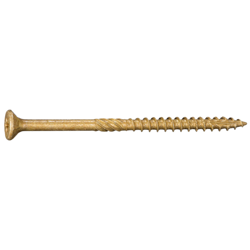 SaberDrive® Star Drive Construction Tan Deck Screws