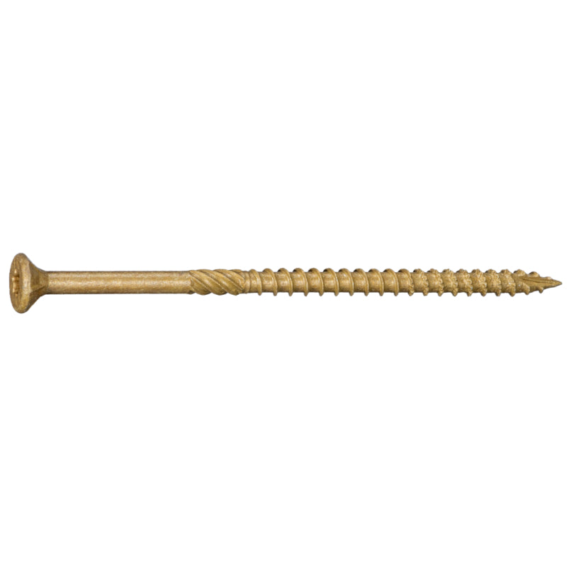 SaberDrive® Star Drive Construction Tan Deck Screws