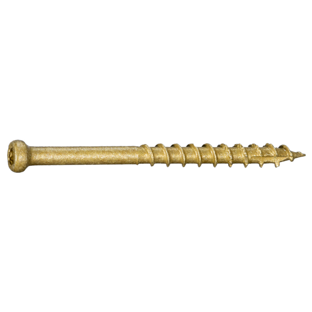 8 x 2" Star Drive Tan Trim Saberdrive Screws 1 lb. Tub