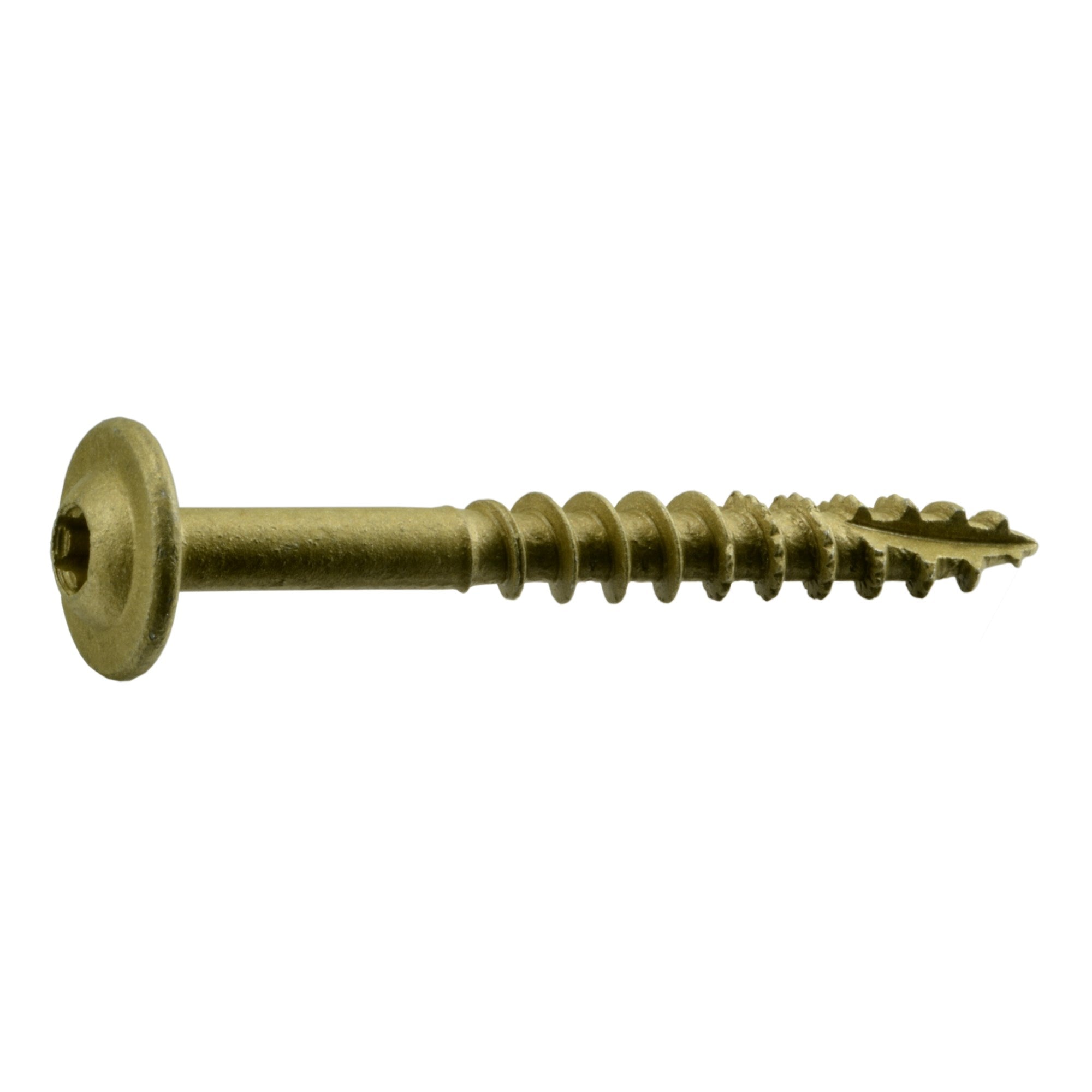 51952 saberdrive tan round washer head exterior lag screws