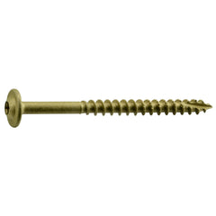 51954 saberdrive tan round washer head exterior lag screws