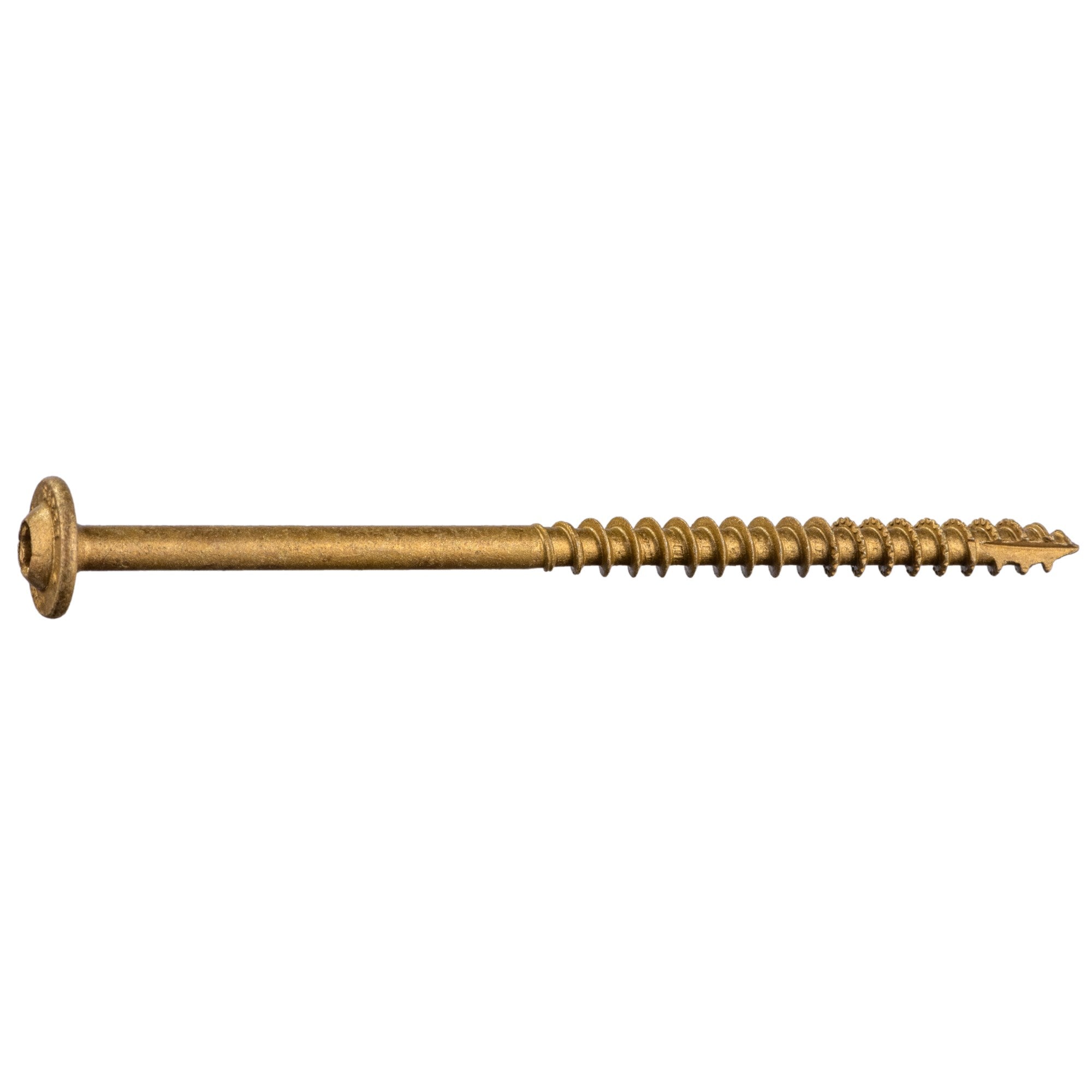 51956 saberdrive tan round washer head exterior lag screws