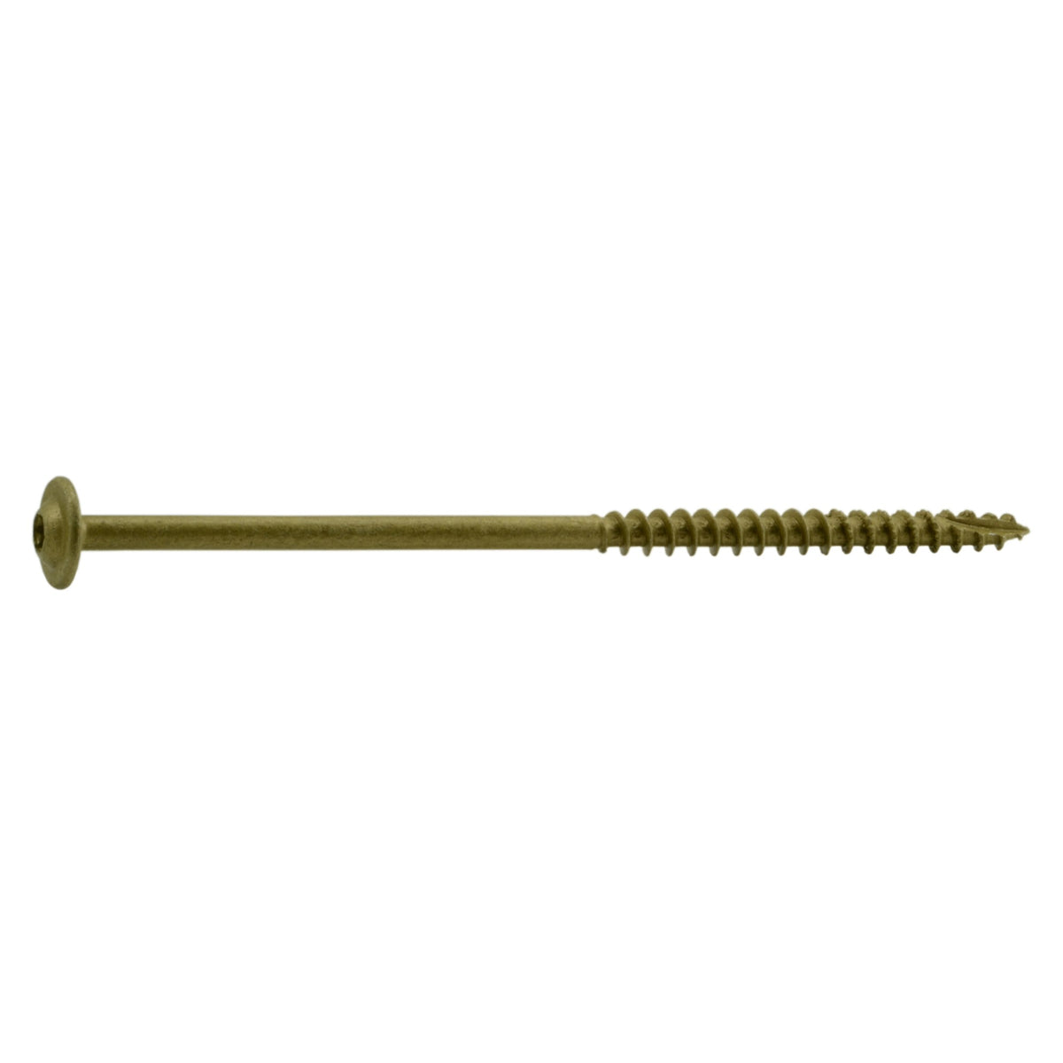 51957 saberdrive tan round washer head exterior lag screws