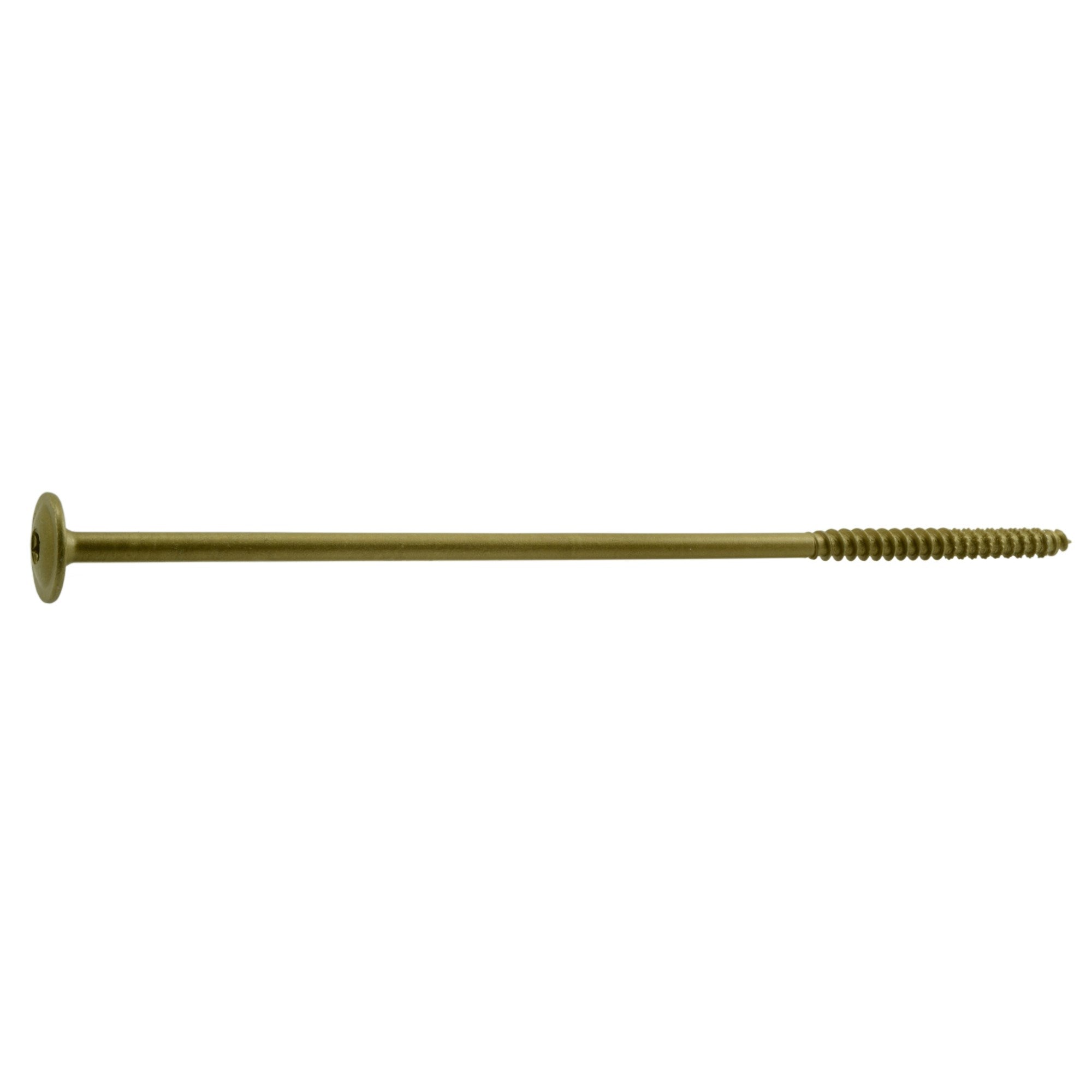 51961 saberdrive tan round washer head exterior lag screws