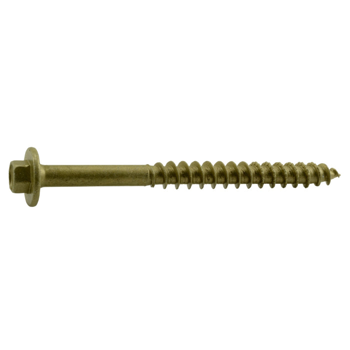 SaberDrive® Tan XL1500 Hex Washer Head Construction Lag Screws