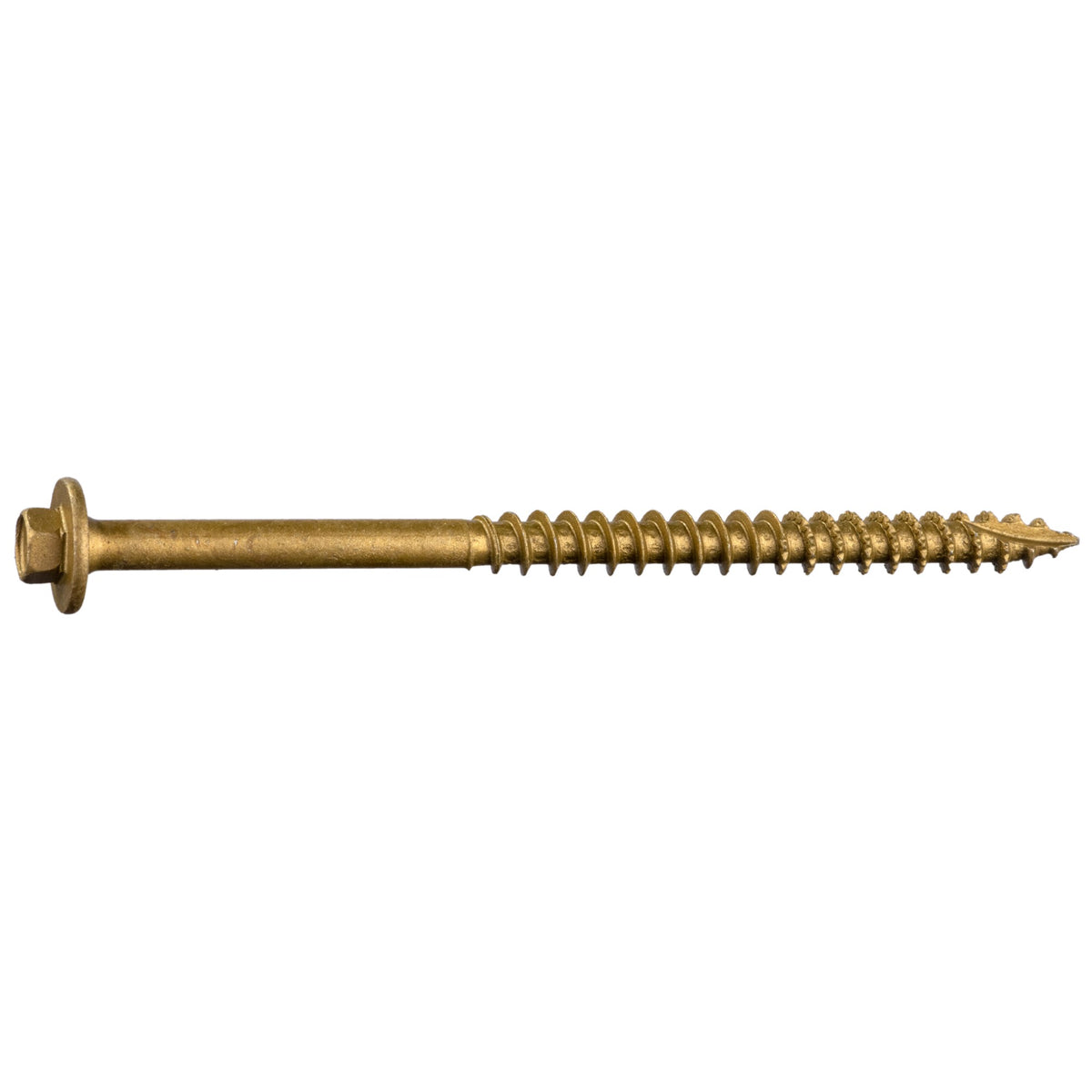 52011 saberdrive tan hex head ledger board exterior lag screws