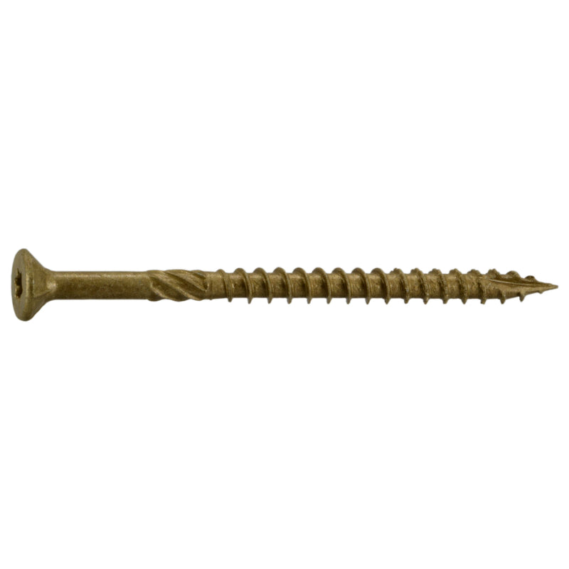 SaberDrive® Star Drive Construction Tan Deck Screws