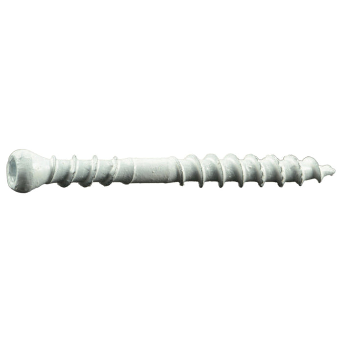 8 x 1-5/8" Star Drive White Composite Trim Saberdrive Screws 5 lb. Box (1105 pcs.)