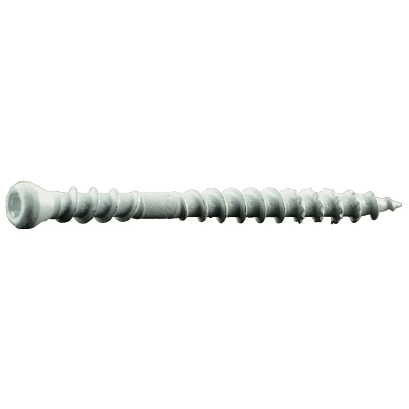8 x 2" Star Drive White Composite Trim Saberdrive Screws 5 lb. Box