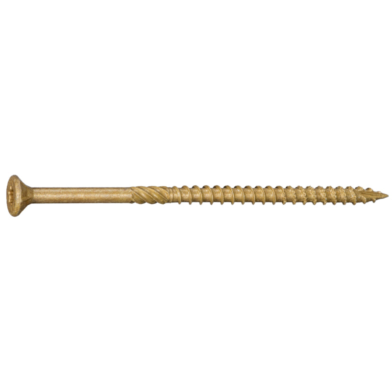 SaberDrive® Star Drive Construction Tan Deck Screws