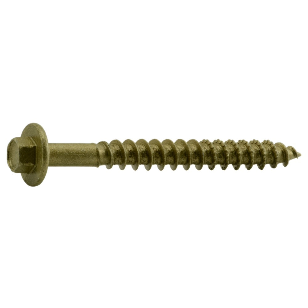 53752 saberdrive tan hex head ledger board exterior lag screws