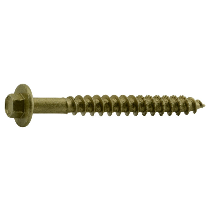 SaberDrive® Tan XL1500 Hex Washer Head Construction Lag Screws