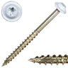 9 x 2-1/2" Star Drive White Cabinet Saberdrive Screws 1 lb. Box