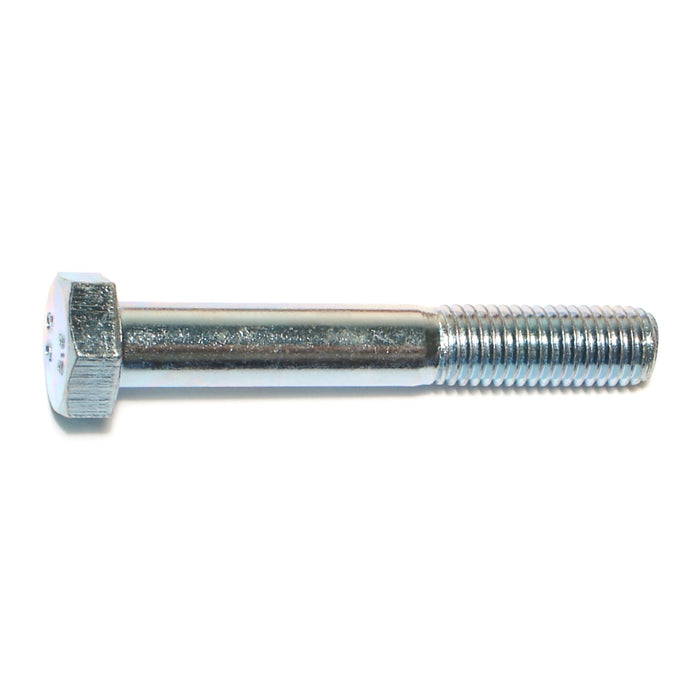 12mm-1.75 x 80mm Zinc Plated Class 8.8 Steel Coarse Thread Hex Cap Screws (6 pcs.)