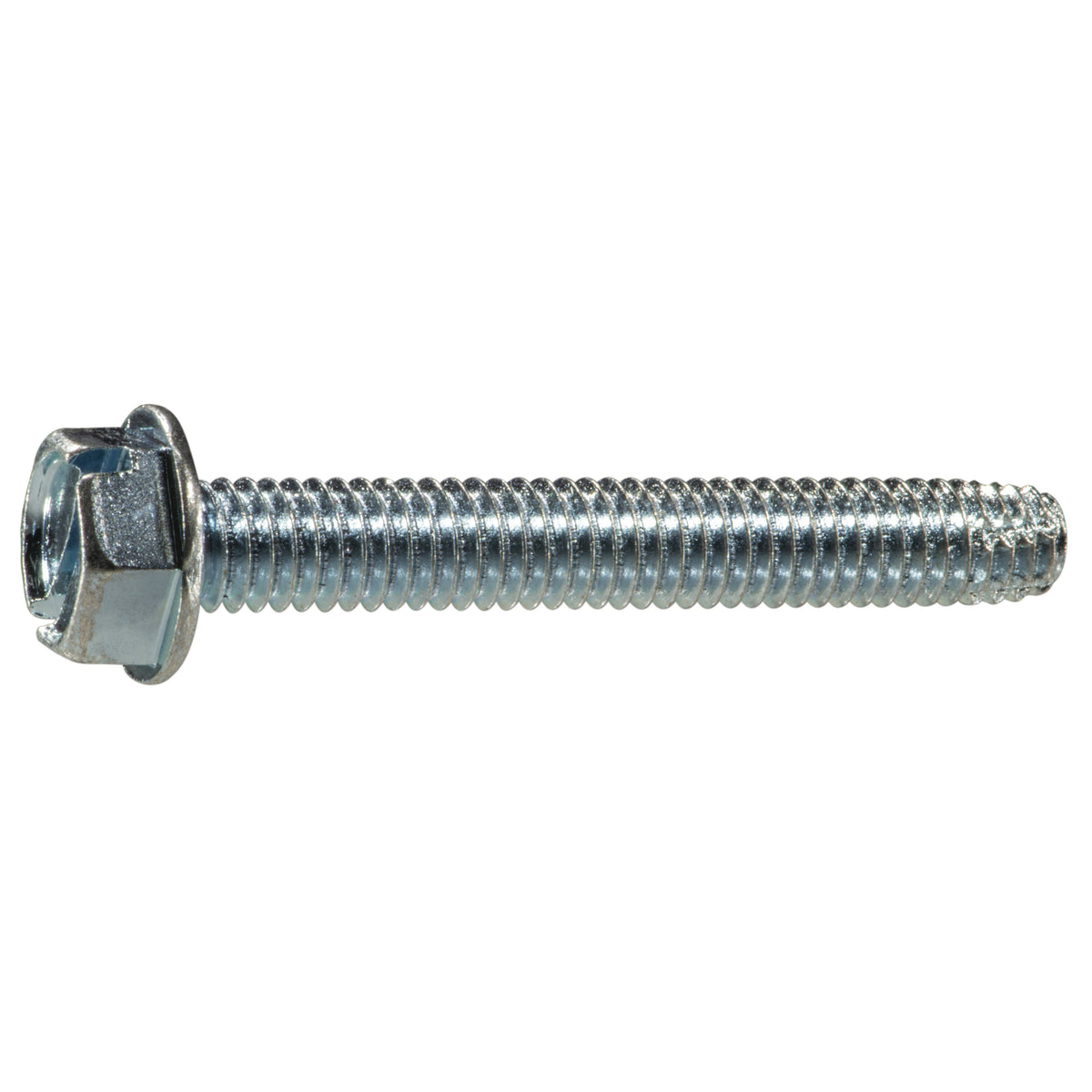 5/16"-18 x 2-1/4" Zinc Plated Steel Coarse Thread Hex Washer Head Type F Sheet Metal Screws